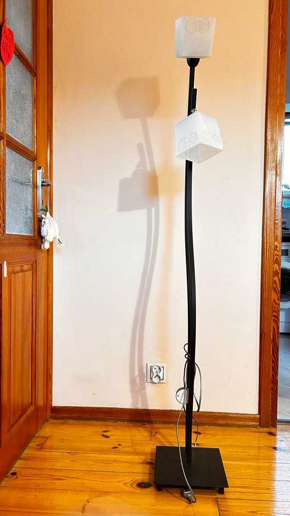 Zestaw lamp do salonu wisząca oraz lampa stojąca