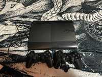Playstation 3 Slim 500GB com dois comandos Sony e Lote de Jogos PS3