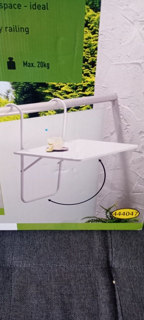 Stoliczek składany na balkon taras Livarno