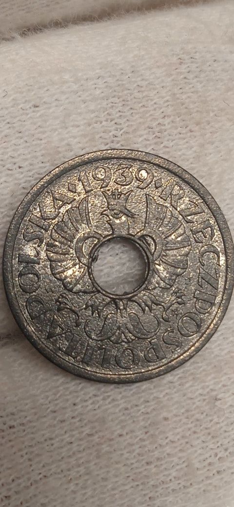2RP 5 zł 1939r GG, zestaw 1,2,5 gr 1939r, 2gr 1928r,5 gr39r,50gr 1923
