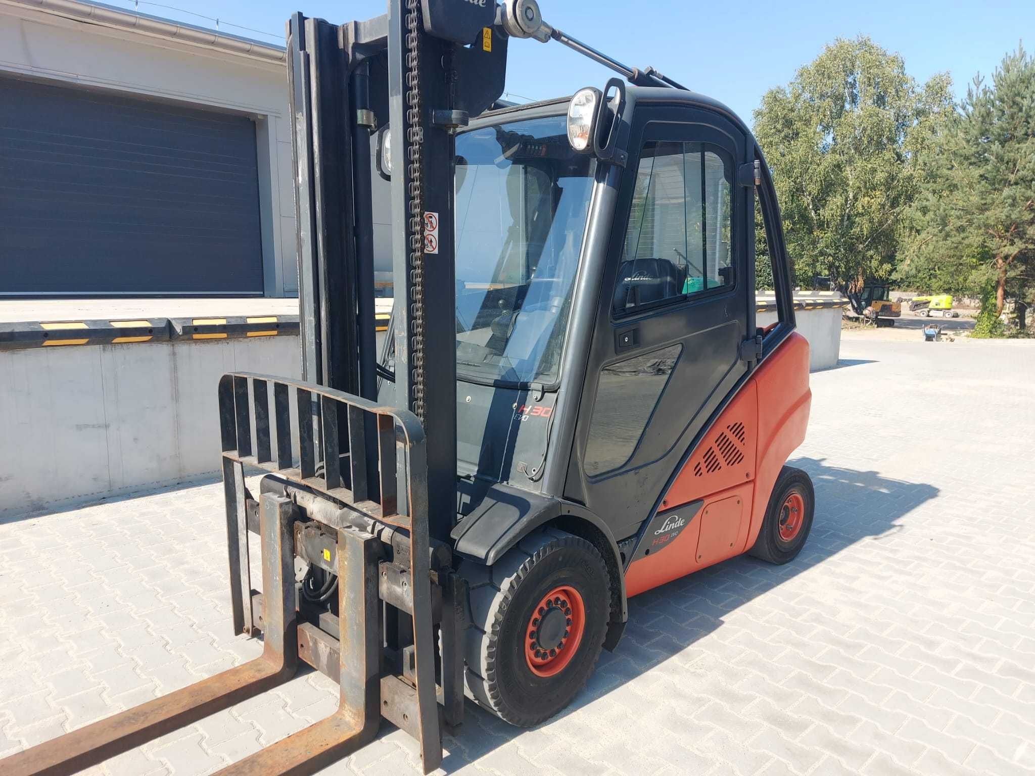 Wózek widłowy Linde H30T-02 KABINA długie widły