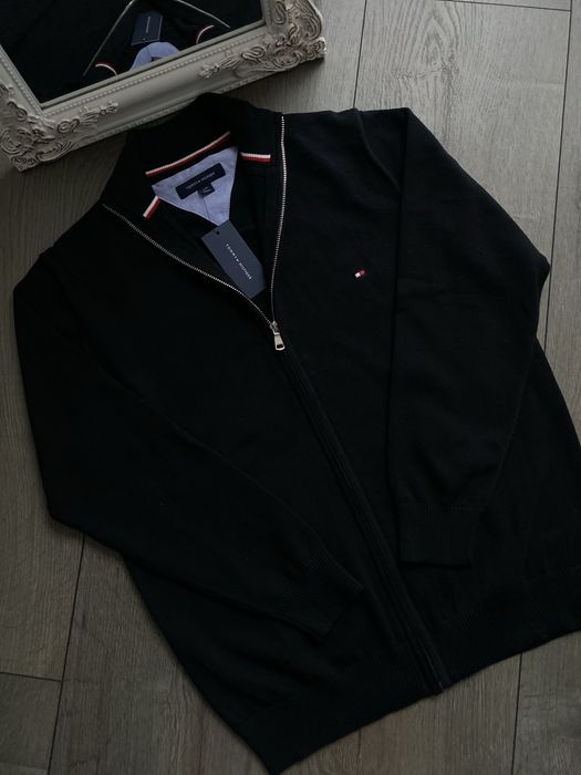 Кофта Tommy Hilfiger full zip / джемпер Tommy Hilfiger / зип томмі