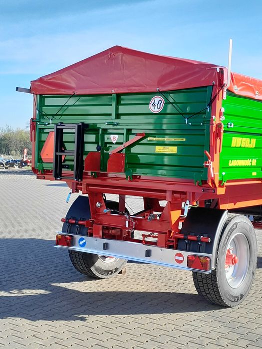 Przyczepa rolnicza IFA HW, HL 6011 3 strony 6-8 ton wywrotka - Idealna