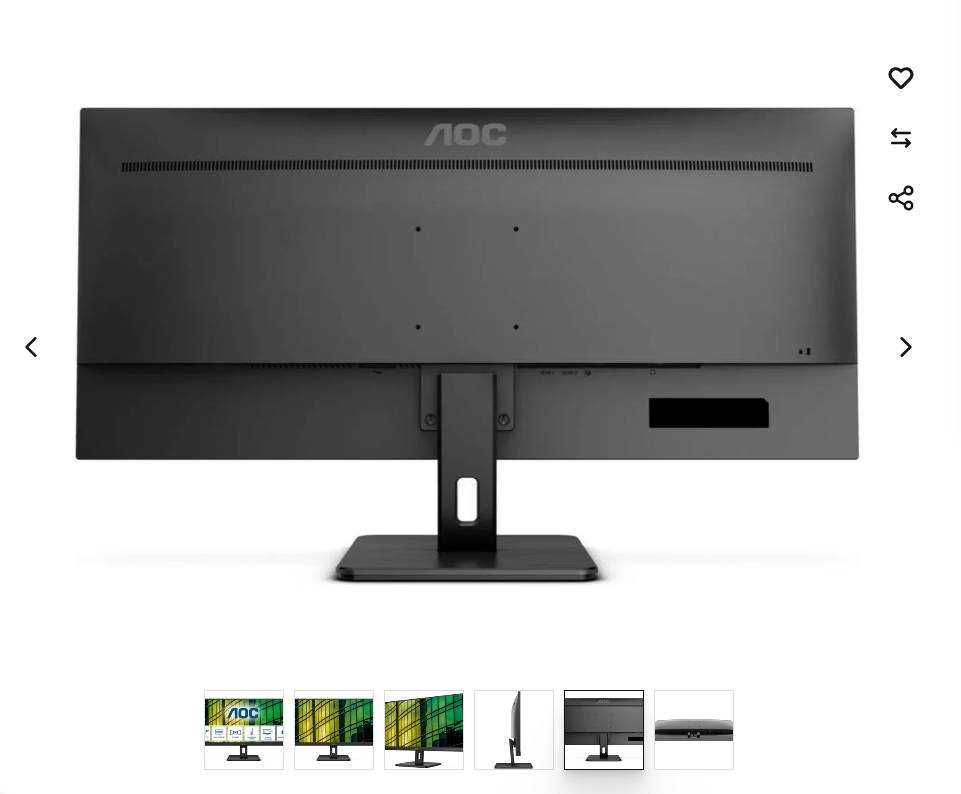Monitor AOC U34E2M (34'' - Led VA - QHD)