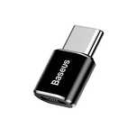 Adapter Baseus Mini przejściówka z micro Usb na Usb-c - czarny