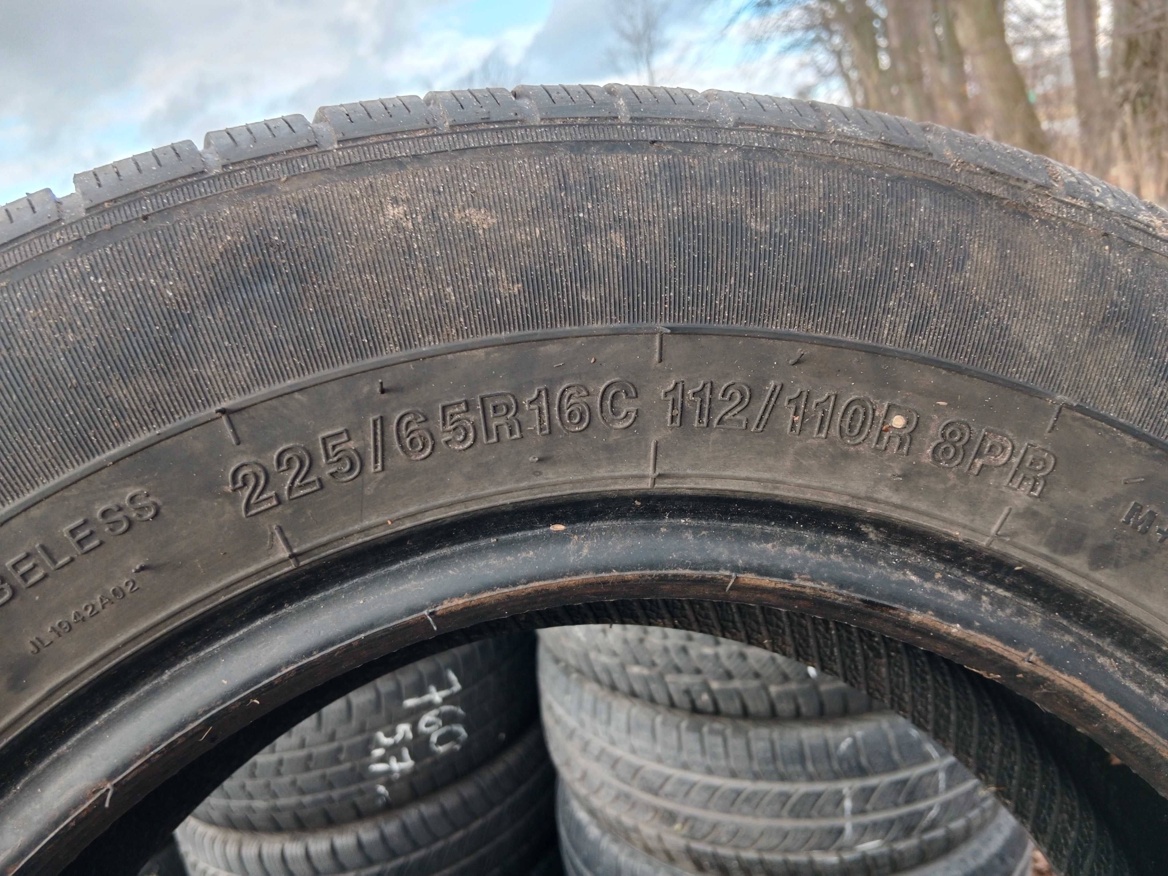 Opona używana 225/65R16C T-Tyre 30 1szt.