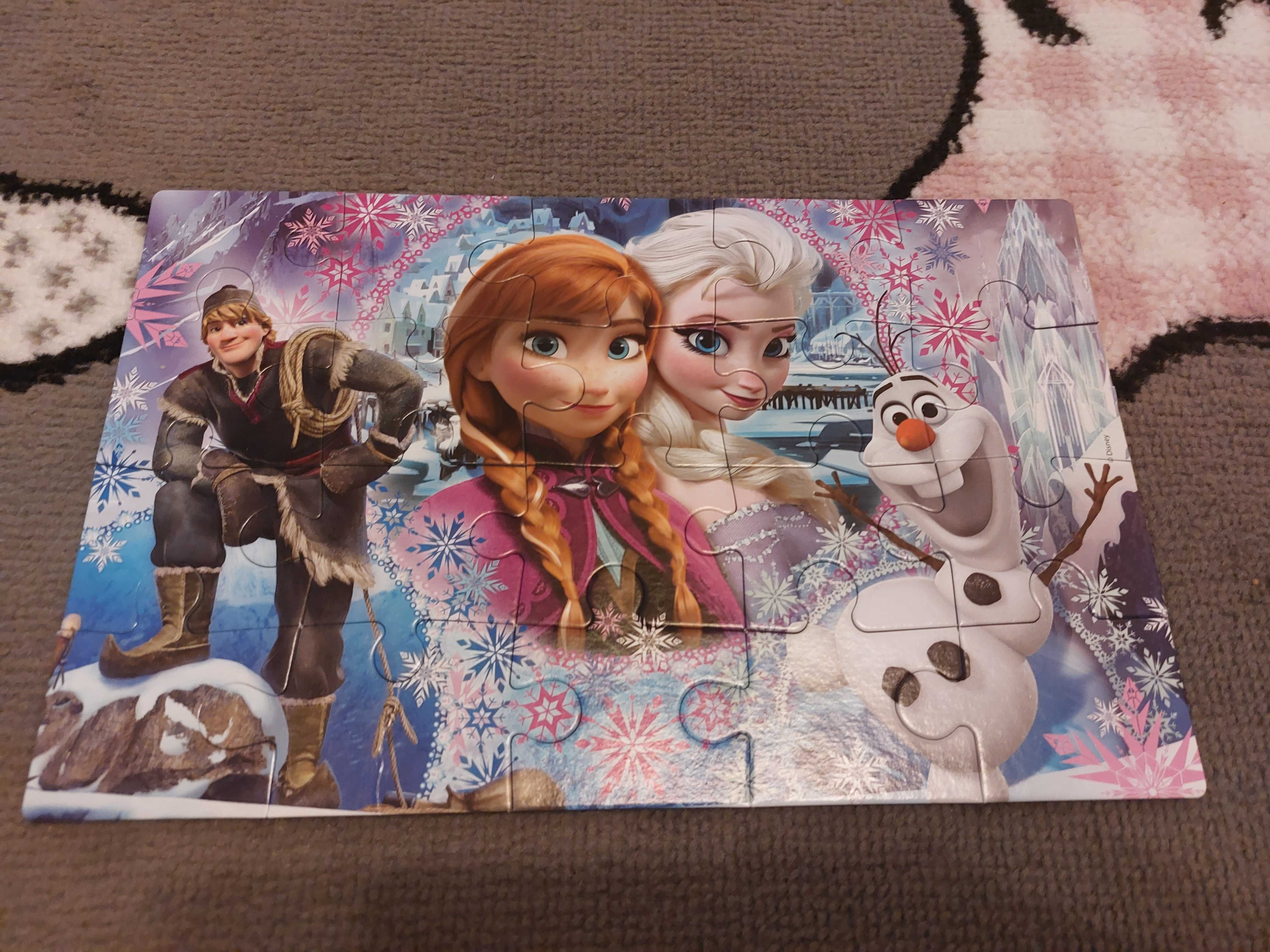 Puzzle 4 w 1, Kraina lodu, Frozen, Clementoni