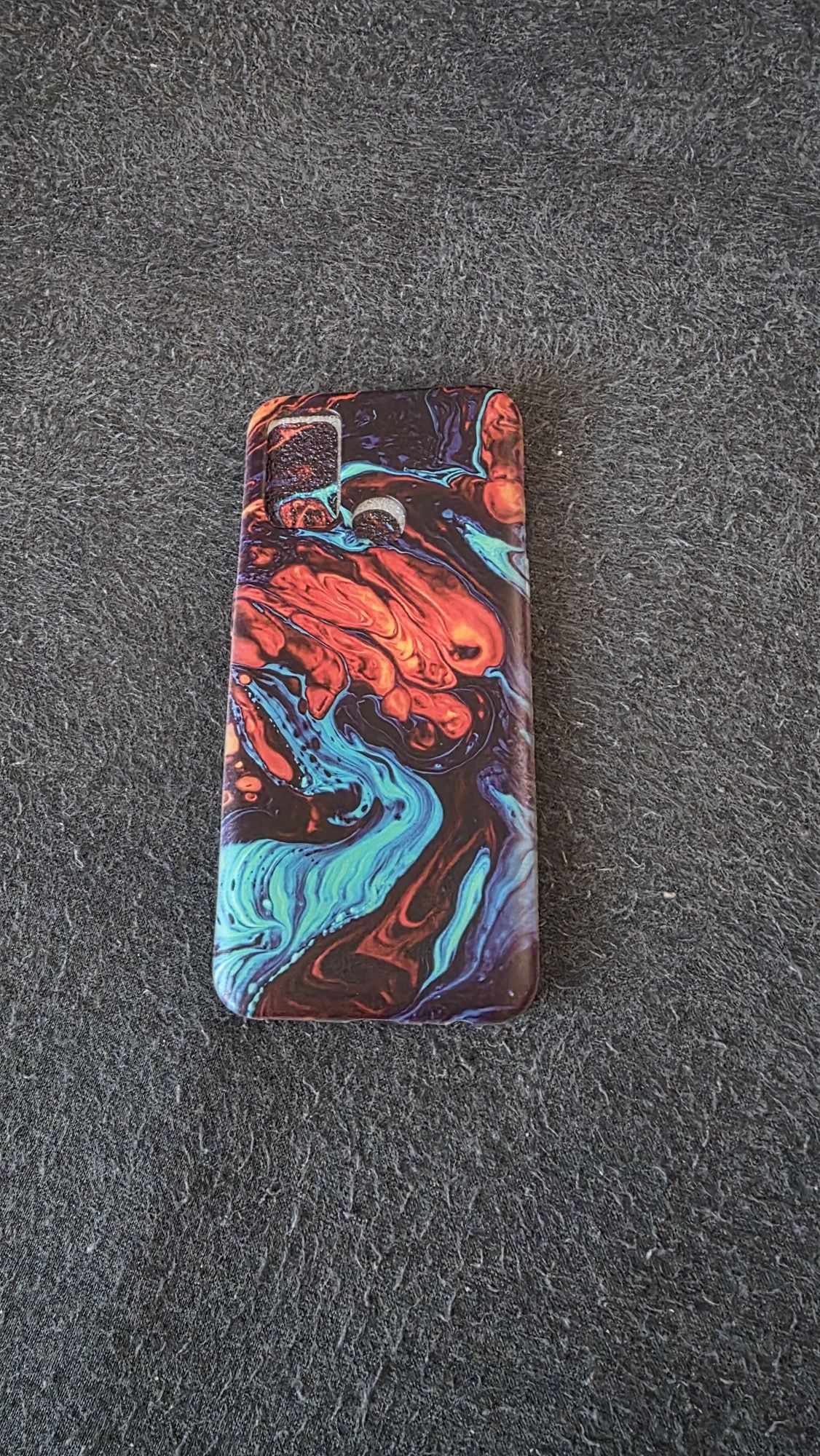 Silikonowe etui na telefon Oppo A53 2020+szkło hartowane 9H