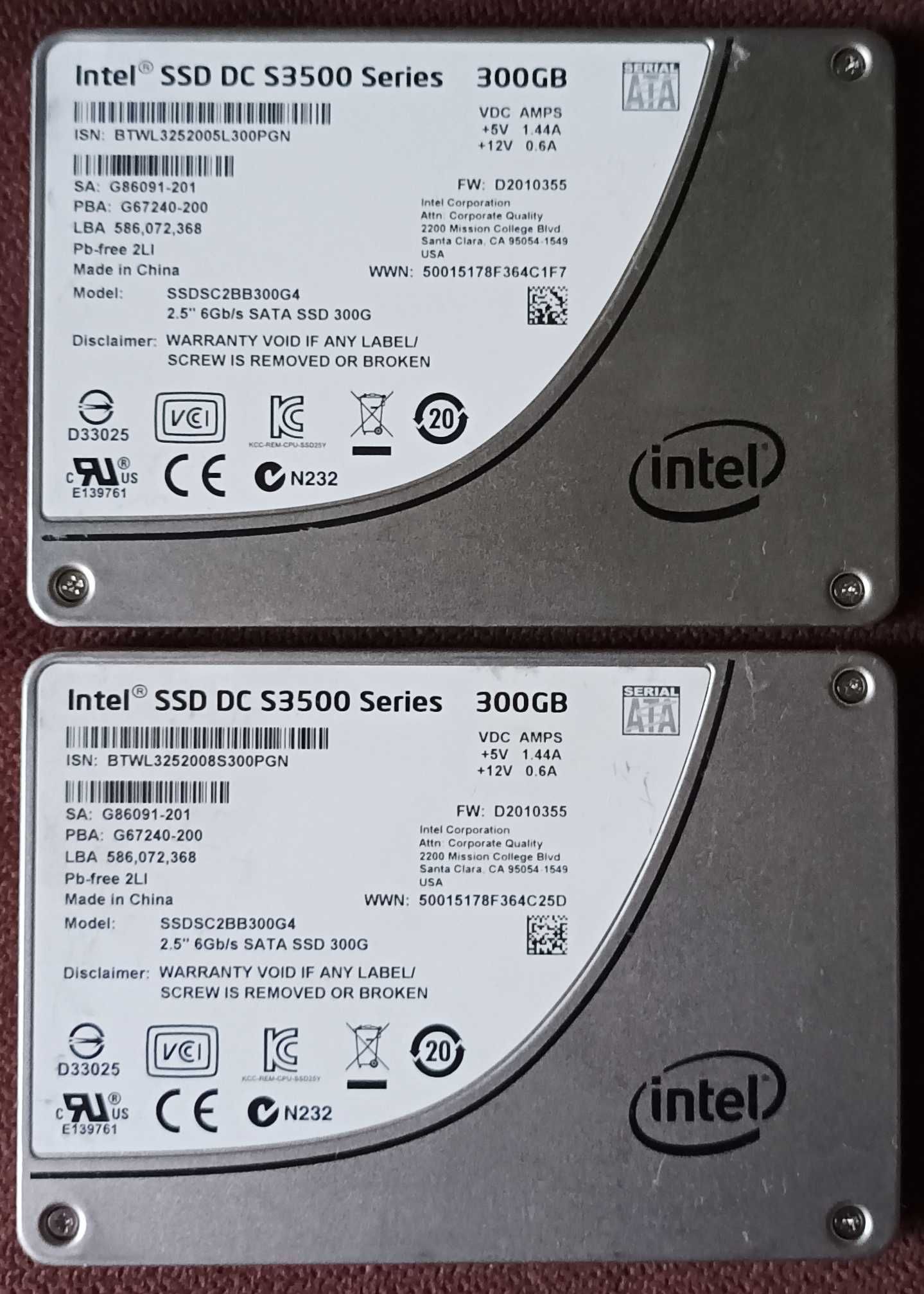 INTEL DC S3710/3510 480-600-800gb MLC Enterprise !