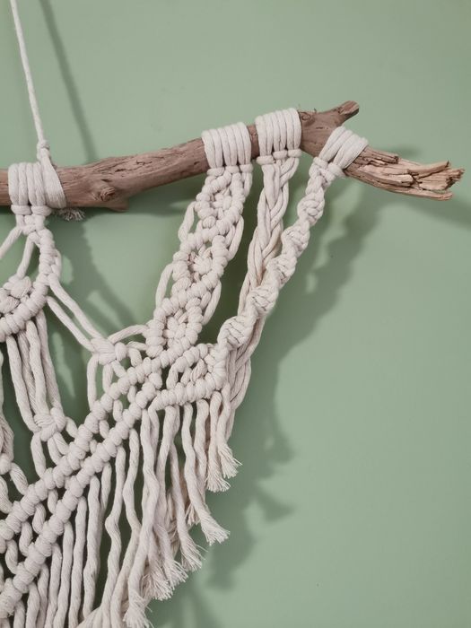 Makrama ścienna Dekoracja ścienna Rękodzieło Hande Made