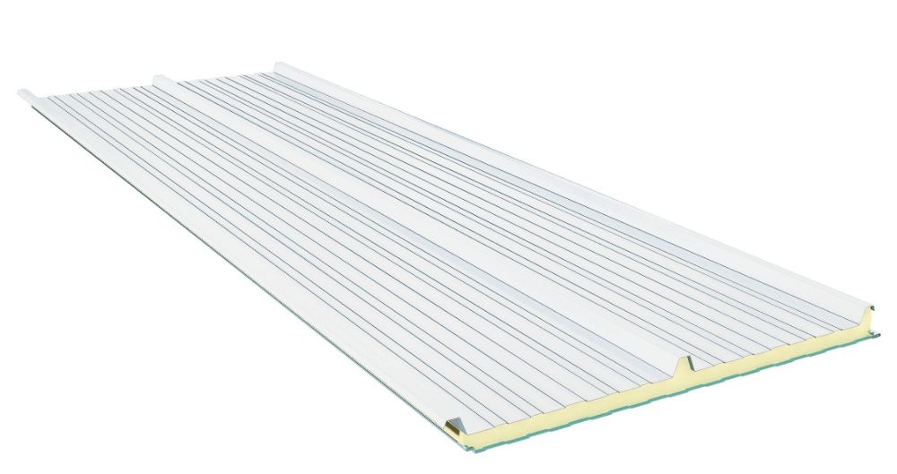 Płyta warstwowa dachowa 100mm I gat. FIBERGLAS NA WYMIAR