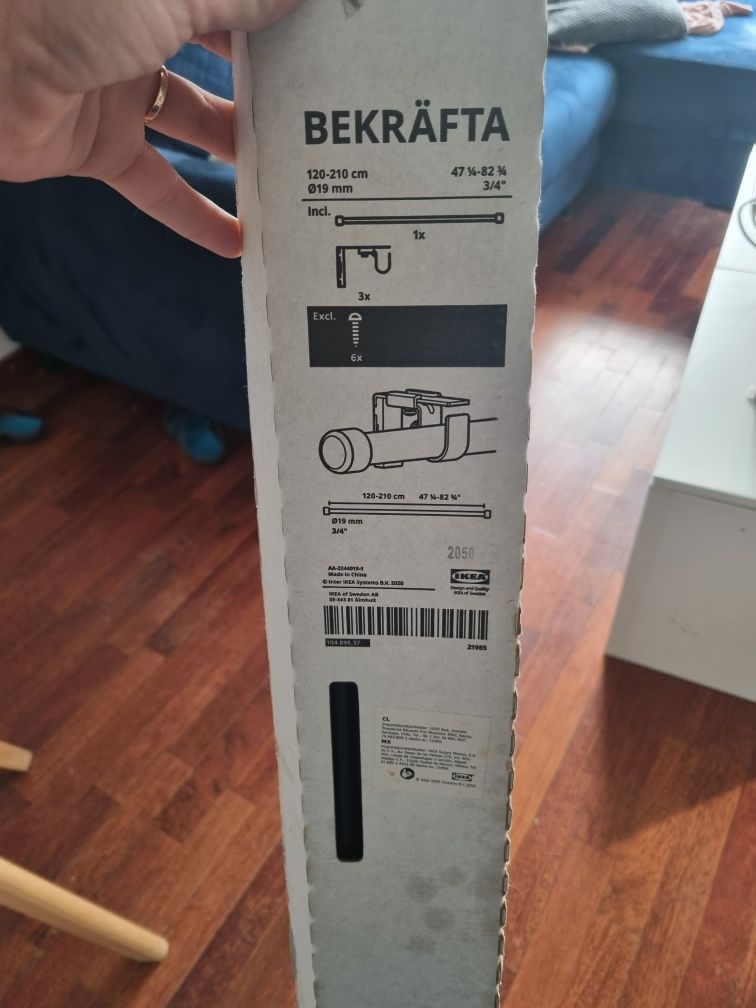 Karnisz Ikea Bekrafta