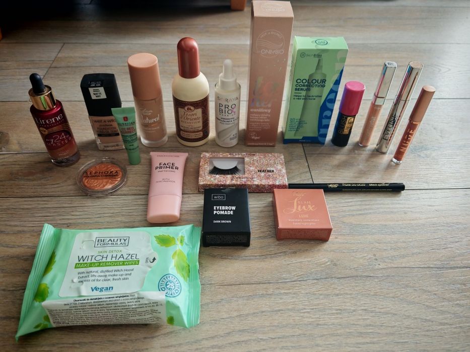 Zestaw kosmetyków do makijażu Sephora, Erborian, Glam Shop, Loreal