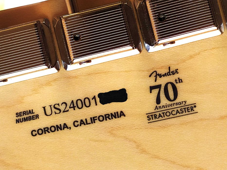 Fender Stratocaster USA 70th Anniversary (Nova)