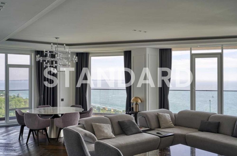 Видовая квартира с террасой в ЖК Гринвуд на Французском б-ре 266 кв.м