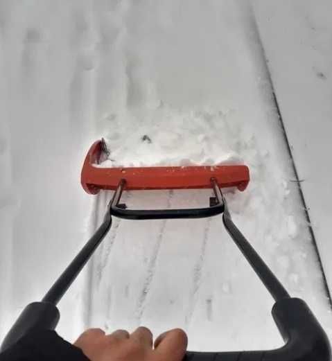 Łopata Zgarniacz Pług z Wirnikiem do Śniegu Śnieg Snow Plow