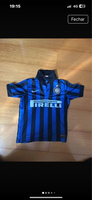 Camisola oficial inter milan tamanho 6-8