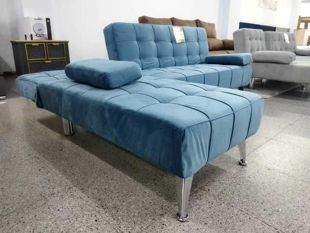 Novo sofá chaise longue azul - OFERTA ESPECIAL - ENVIO GRÁTIS
