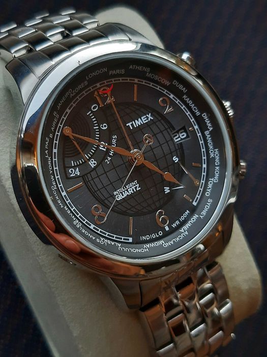 Timex T2N610 Intelligent Quartz zegarek World Time