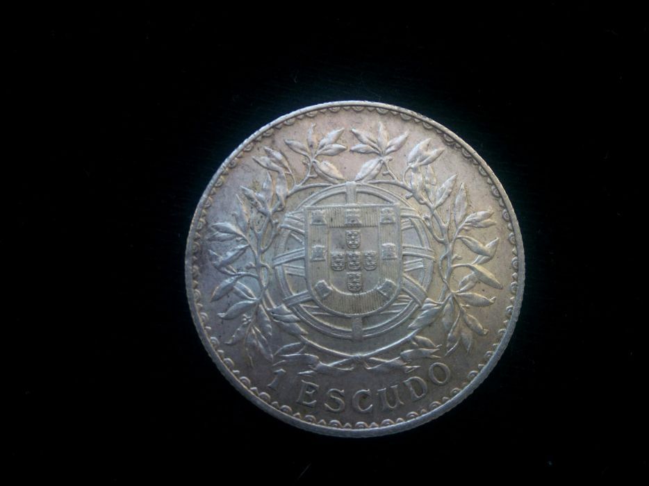 Moeda antiga de 1 escudo