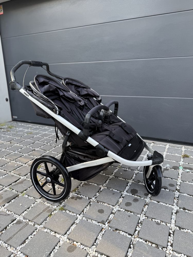 Thule Urban Glide 2 Double – wózek bliźniaczy, stan bardzo dobry