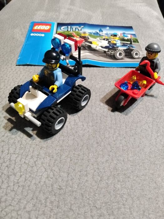 Lego city 60006 quad policyjny