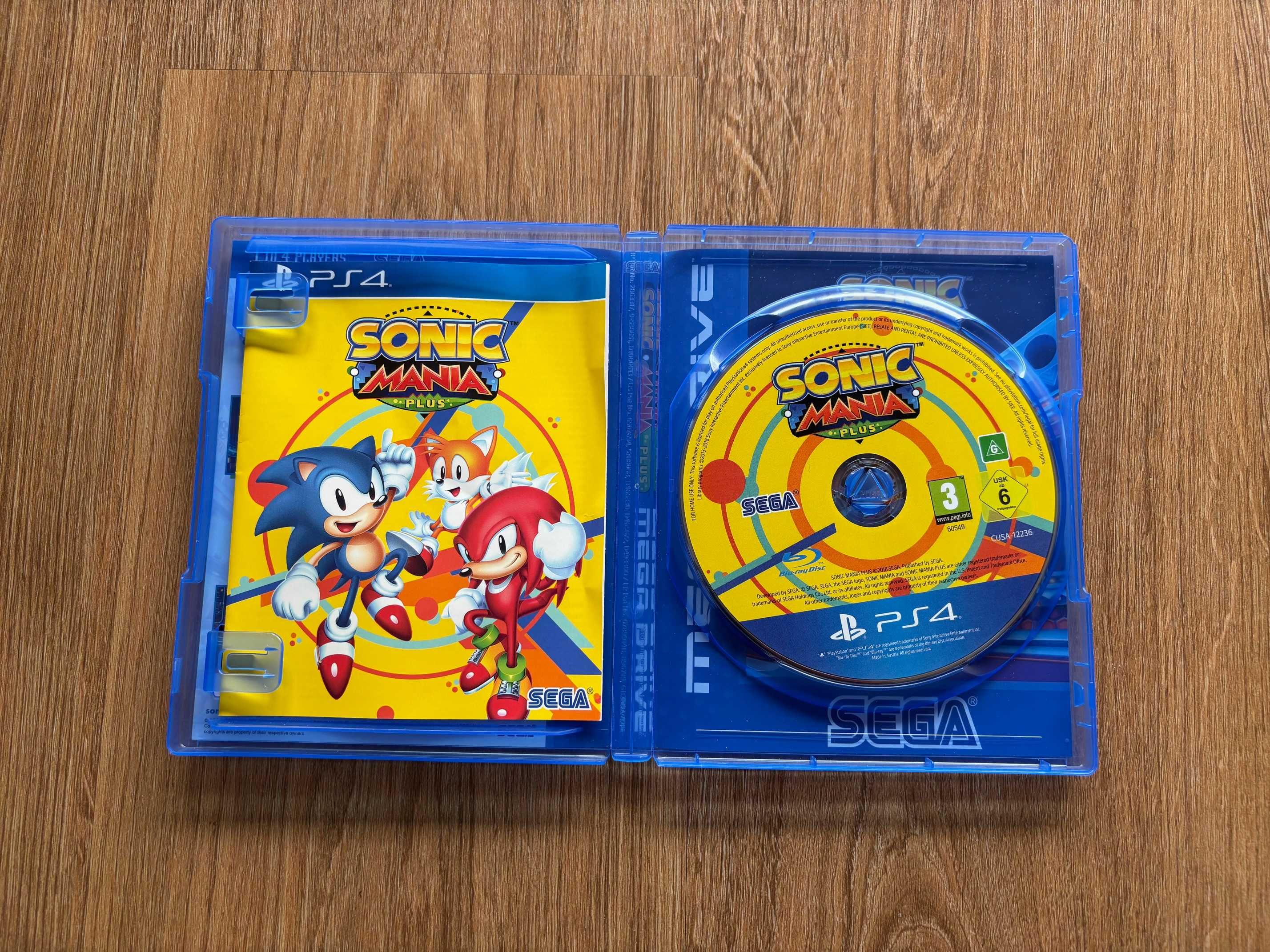 PS4 / PlayStation 4 - Jogo Sonic Mania Plus - Como Novo