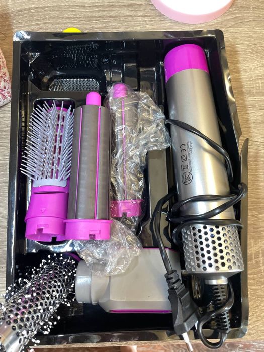 Стайлер, фен, 5в1, набір фен, насадки