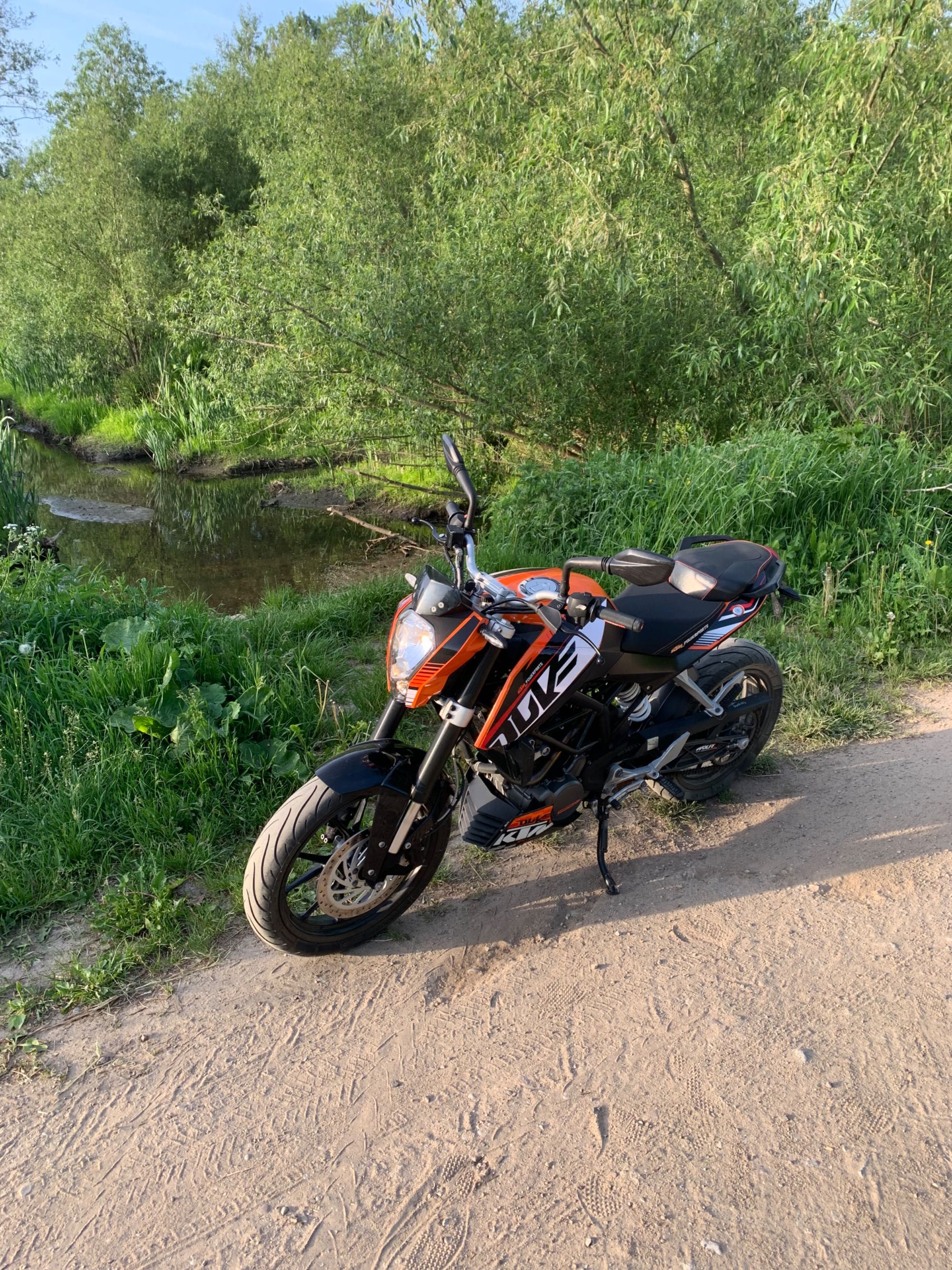 KTM duke 125 z 2012 roku