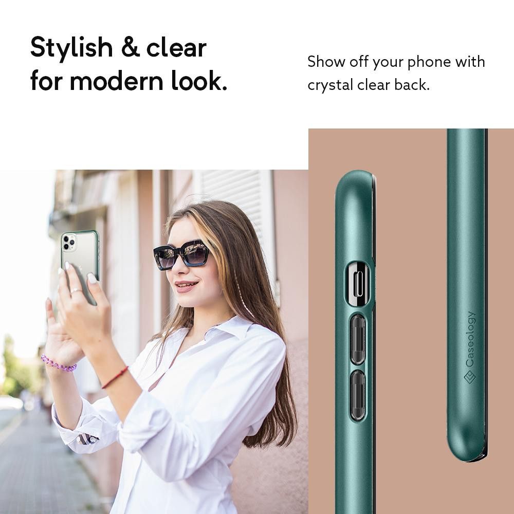 Etui Caseology do iPhone 11 Pro Max Skyfall Midnight Green