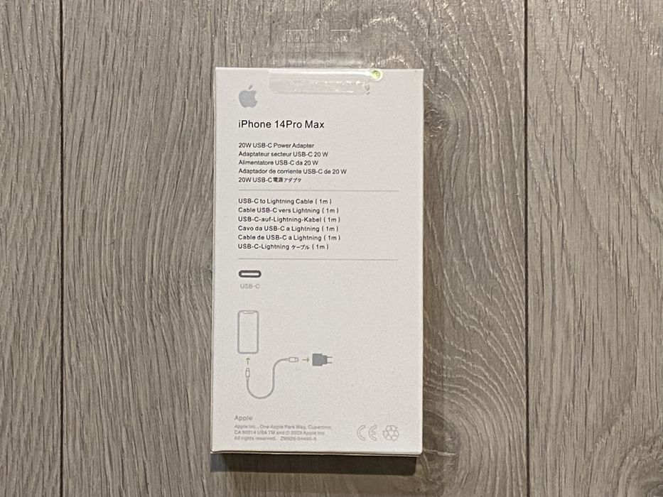 Oryginalna ładowarka iPhone 14 / Pro / Max 20W USB-C + kabel