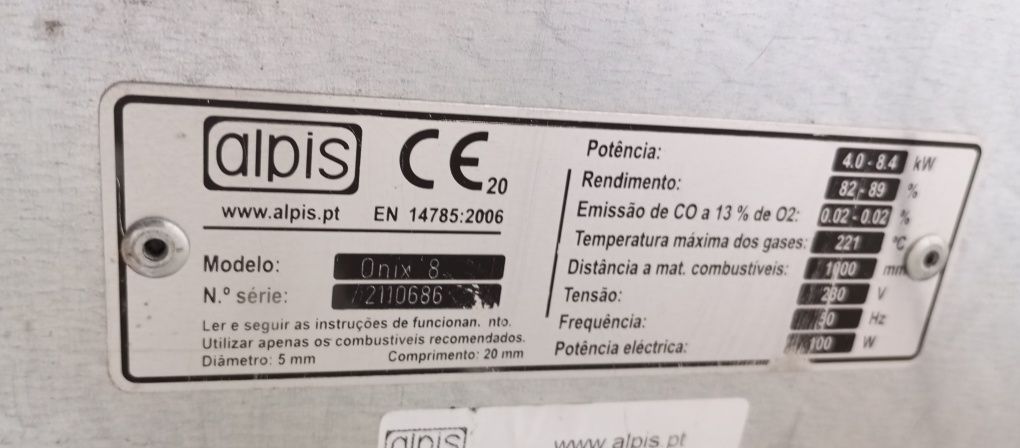 Salamandra a pellets 8,4Kw