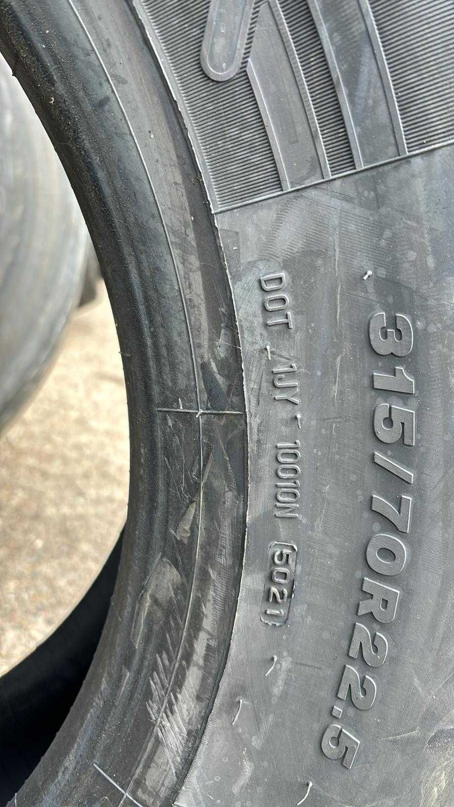 315/70r22.5 Bridgestone  ECOPIA H-DRIVE 002 [154] L TL M+S 3PMSF