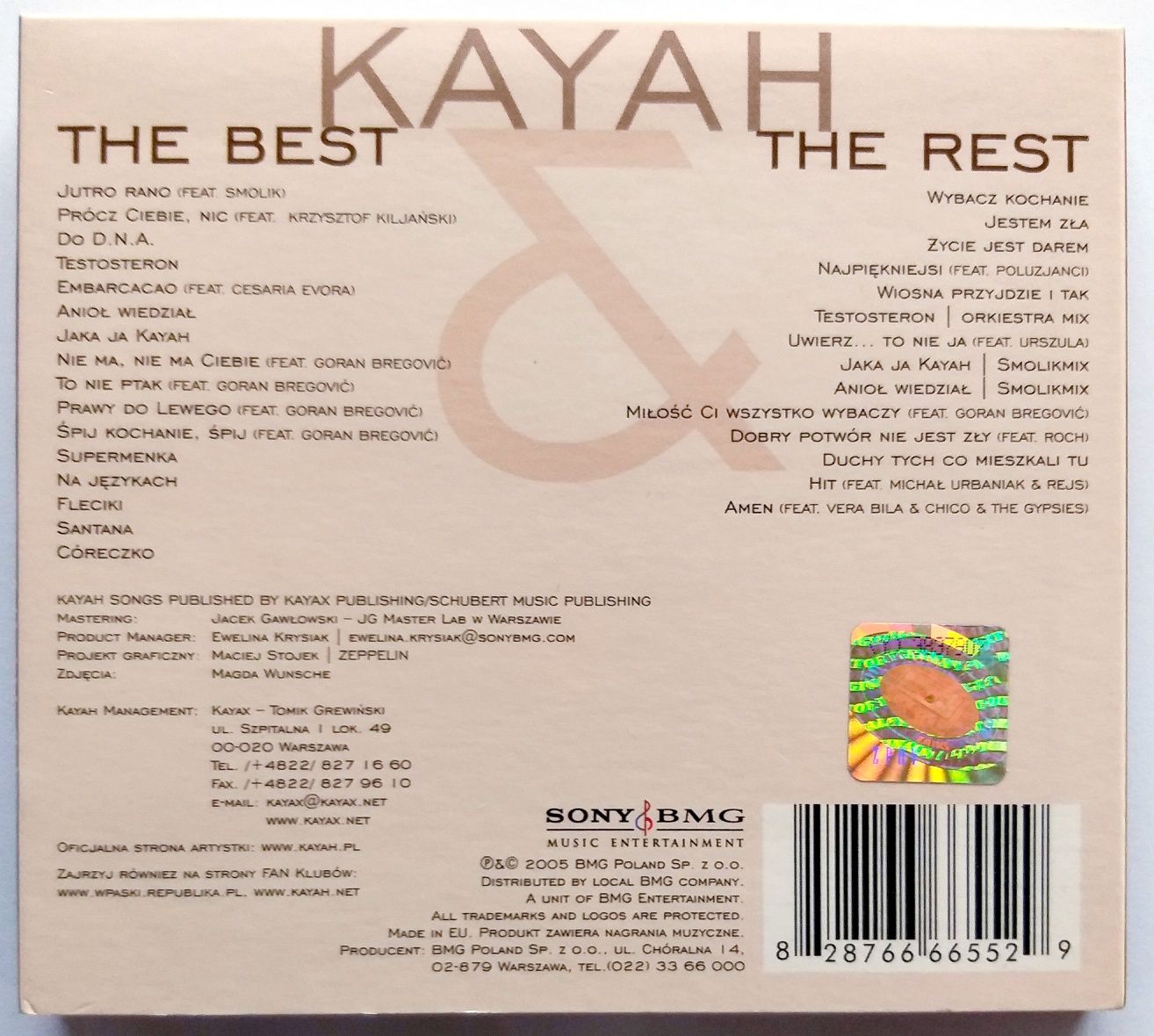 Kayah The Best & The Rest  2CD 2005r