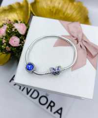 Bransoletka modułowa do charms Pandora motylek srebro s925