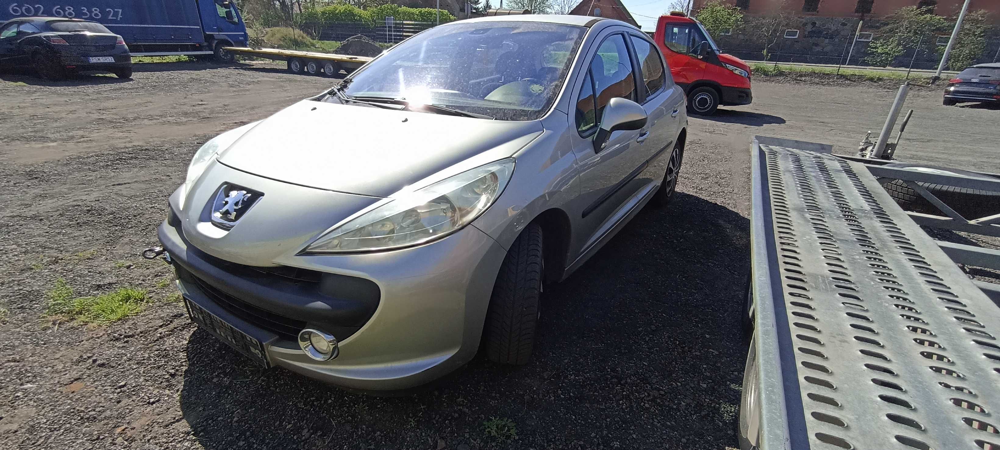 deska kokpit airbag pasy sensor peugeot 207 1.4 b hb