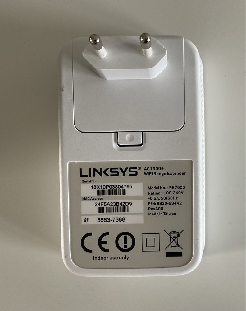 Linksys RE7000 WiFi Range extender