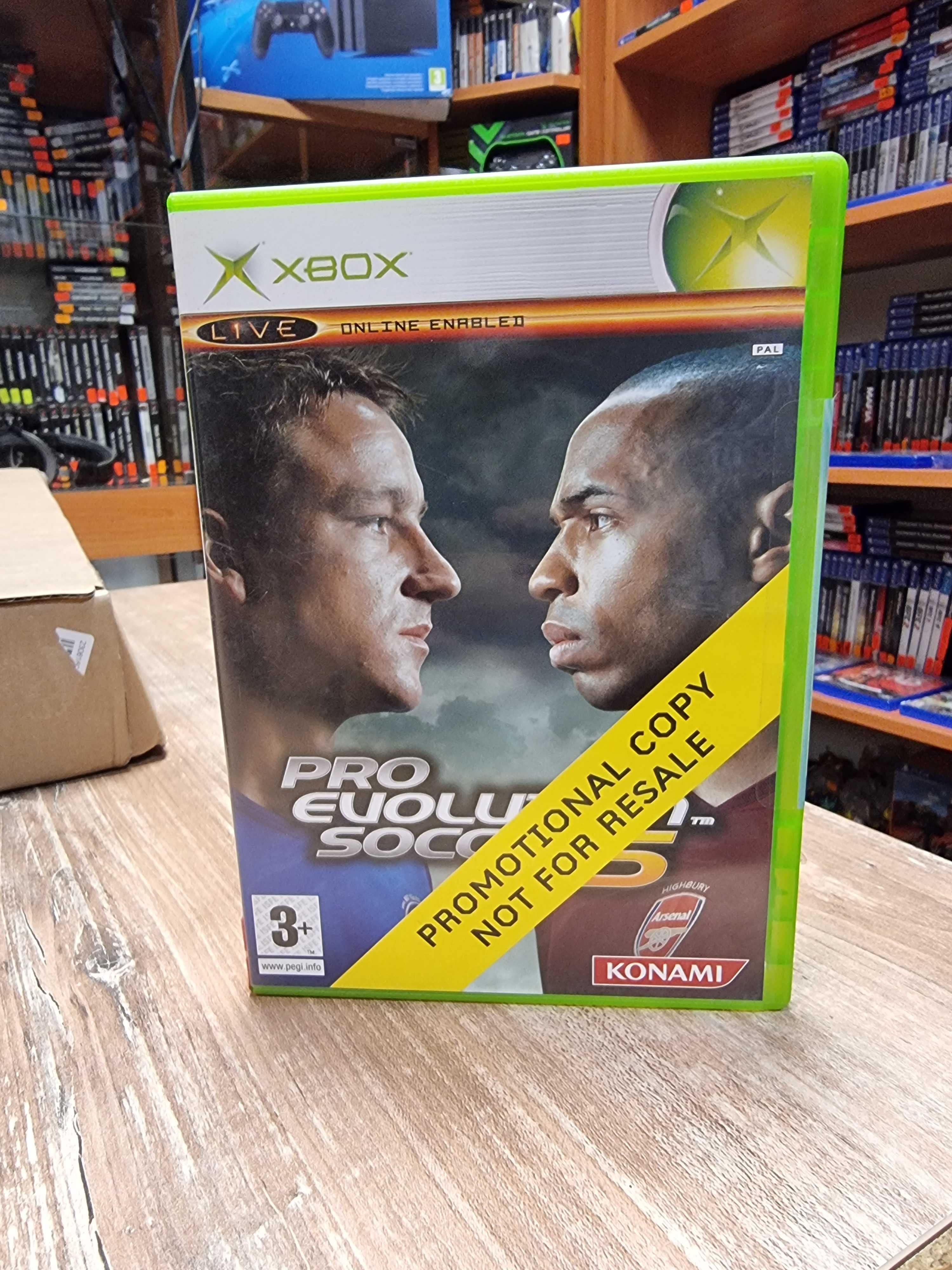Pro Evolution Soccer 5 XBOX, Sklep Wysyłka Wymiana