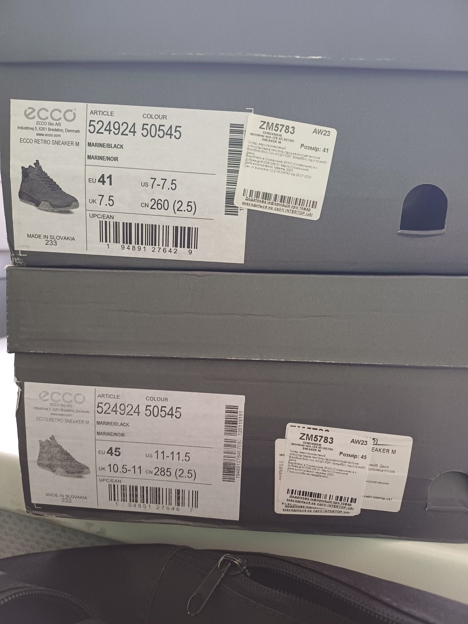 Кросівки ECCO Retro 52492450545 Gore-tex розіри  39,40,41,42