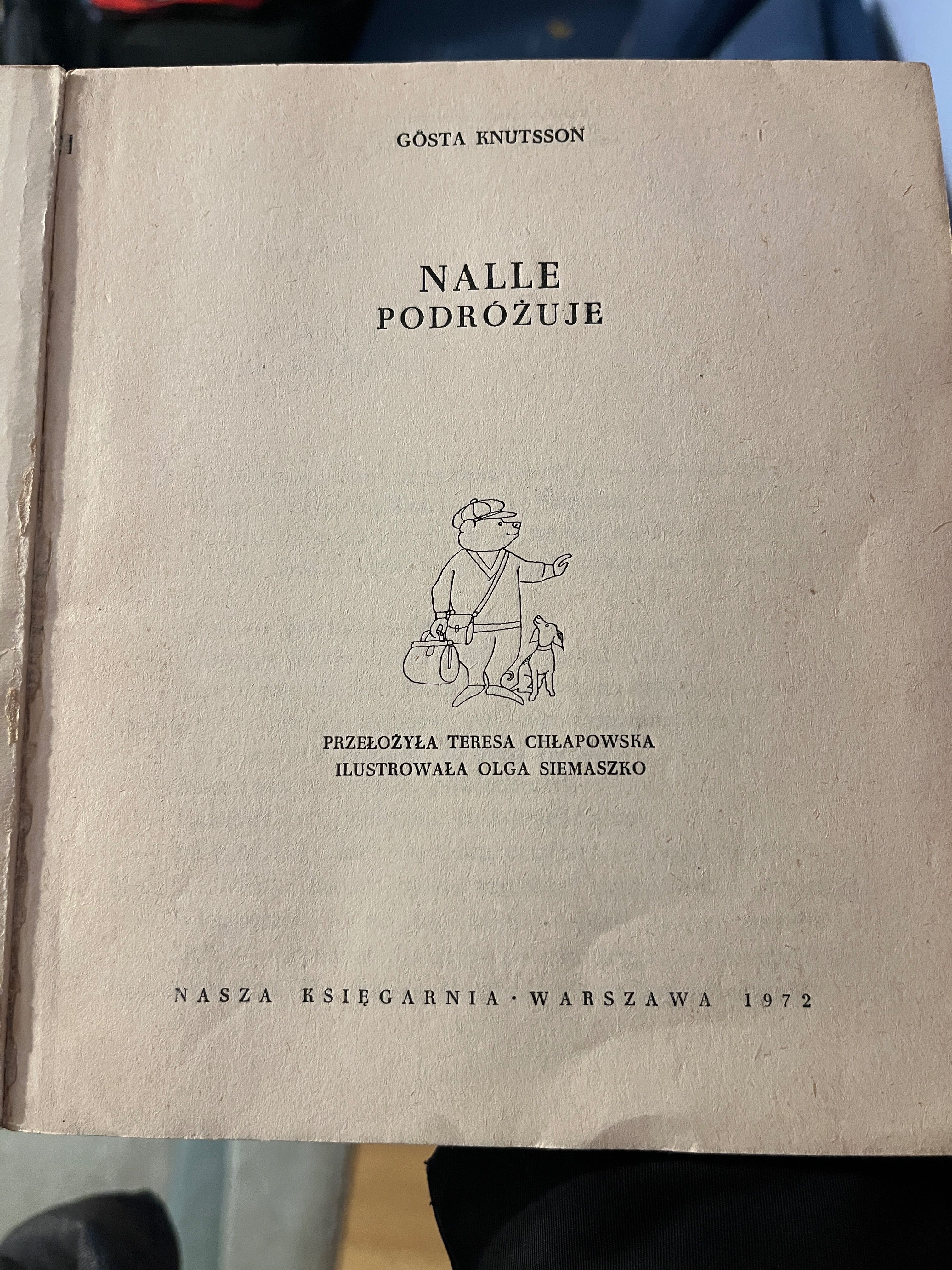 Nalle podróżuje - książka