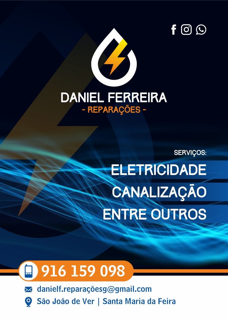 Eletricista, canalizador