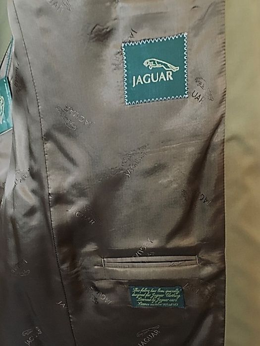 Blazer de luxo Jaguar castanho mel em lã tamanho 54 novo