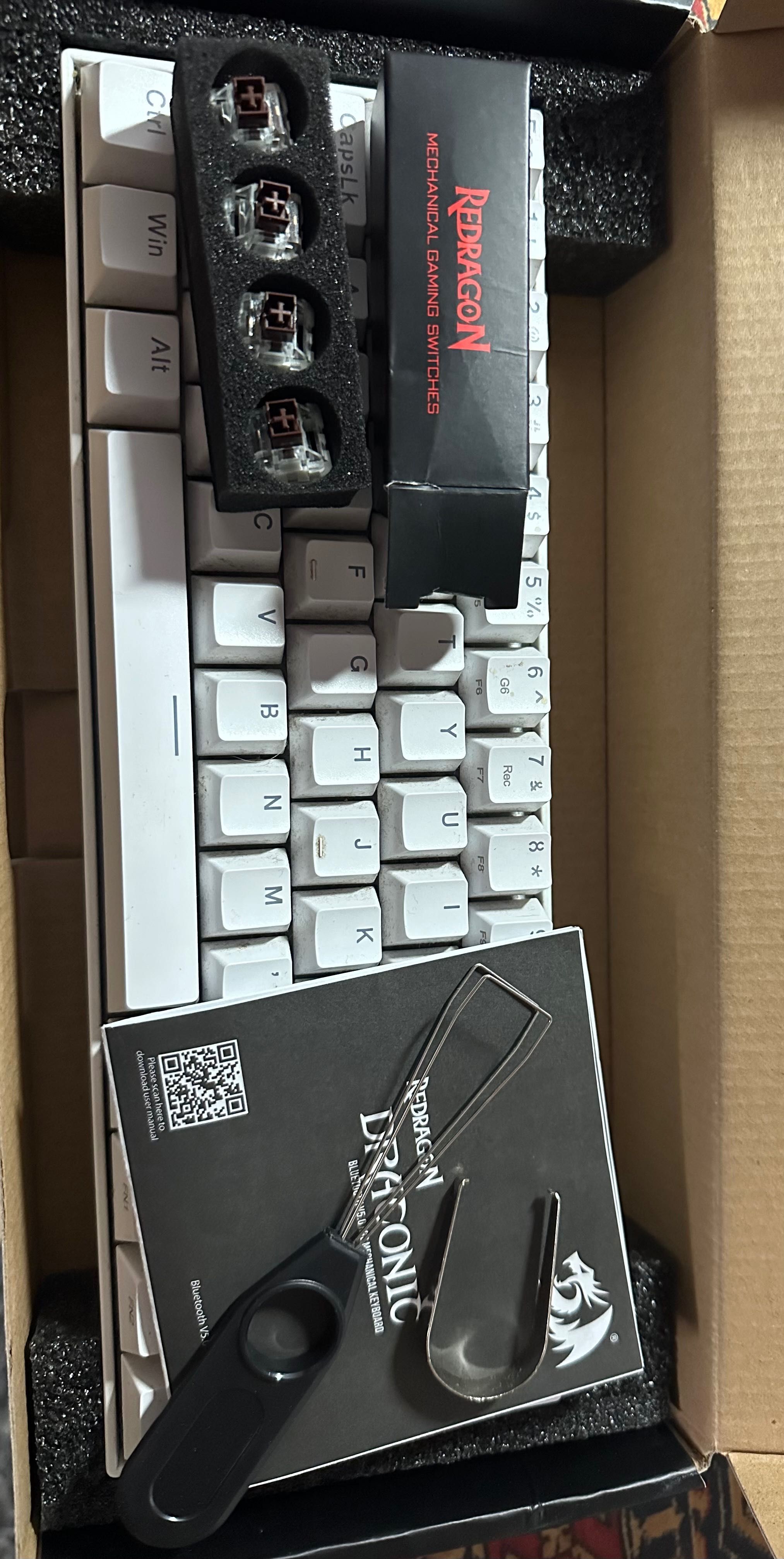 Redragon K530 Draconic – klawiatura mechaniczna, RGB, Bluetooth/USB