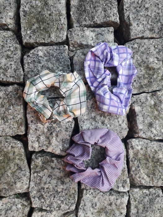 Gumki do włosów kolorowe 3 sztuki