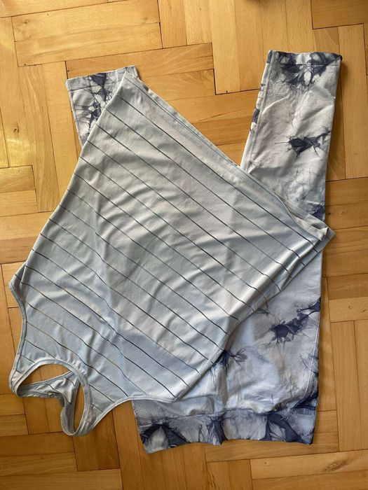 Legginsy XL + 2 koszulki bokserka ATHLETA ADIDAS Zestaw XL