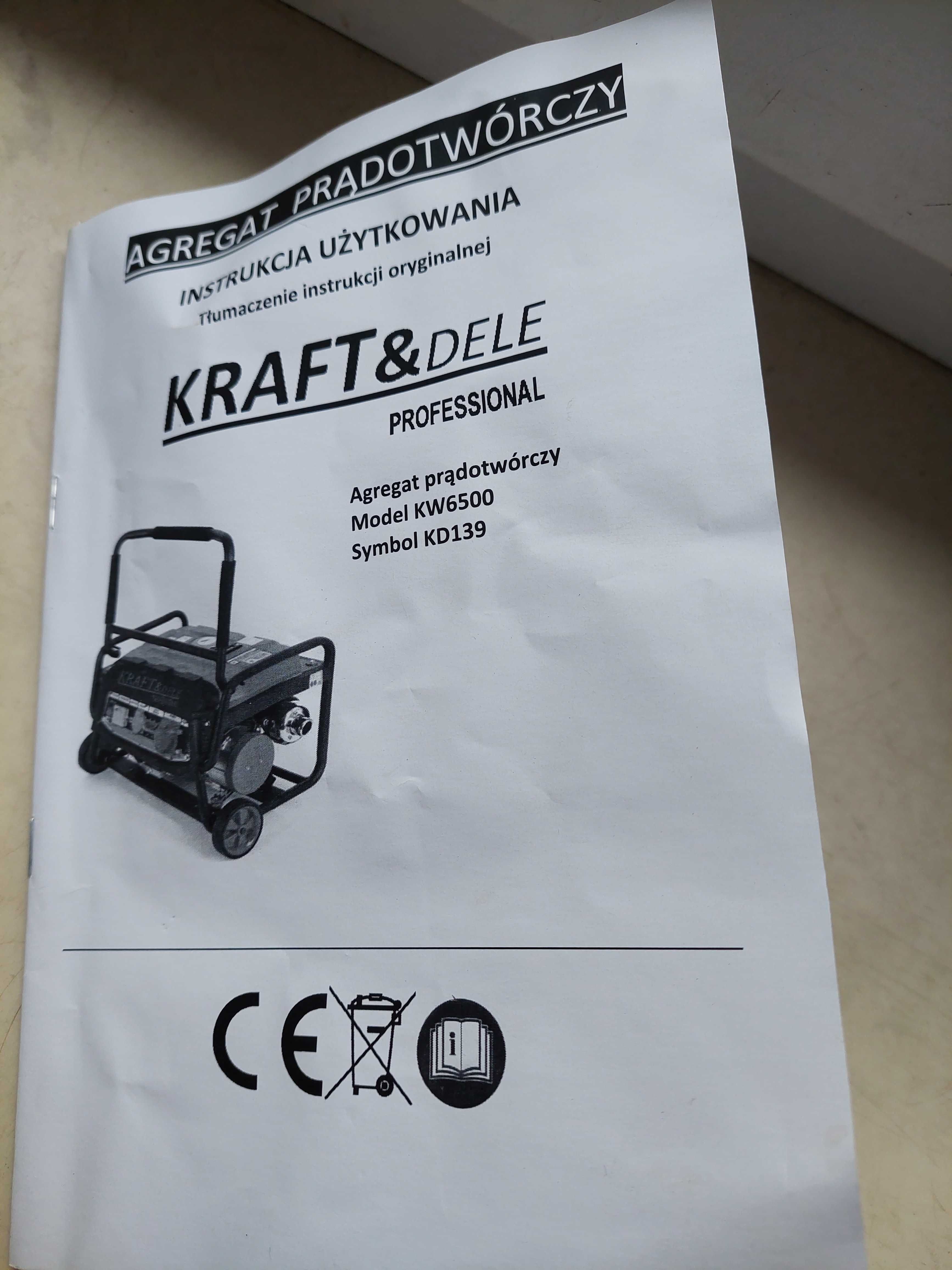 Agregat prądotwórczy Kraft&Dele Profesional 3000 W -  3 fazowy