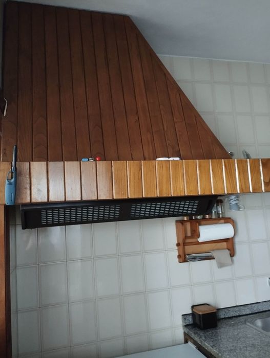 Móveis cozinha madeira maciça c/mármore