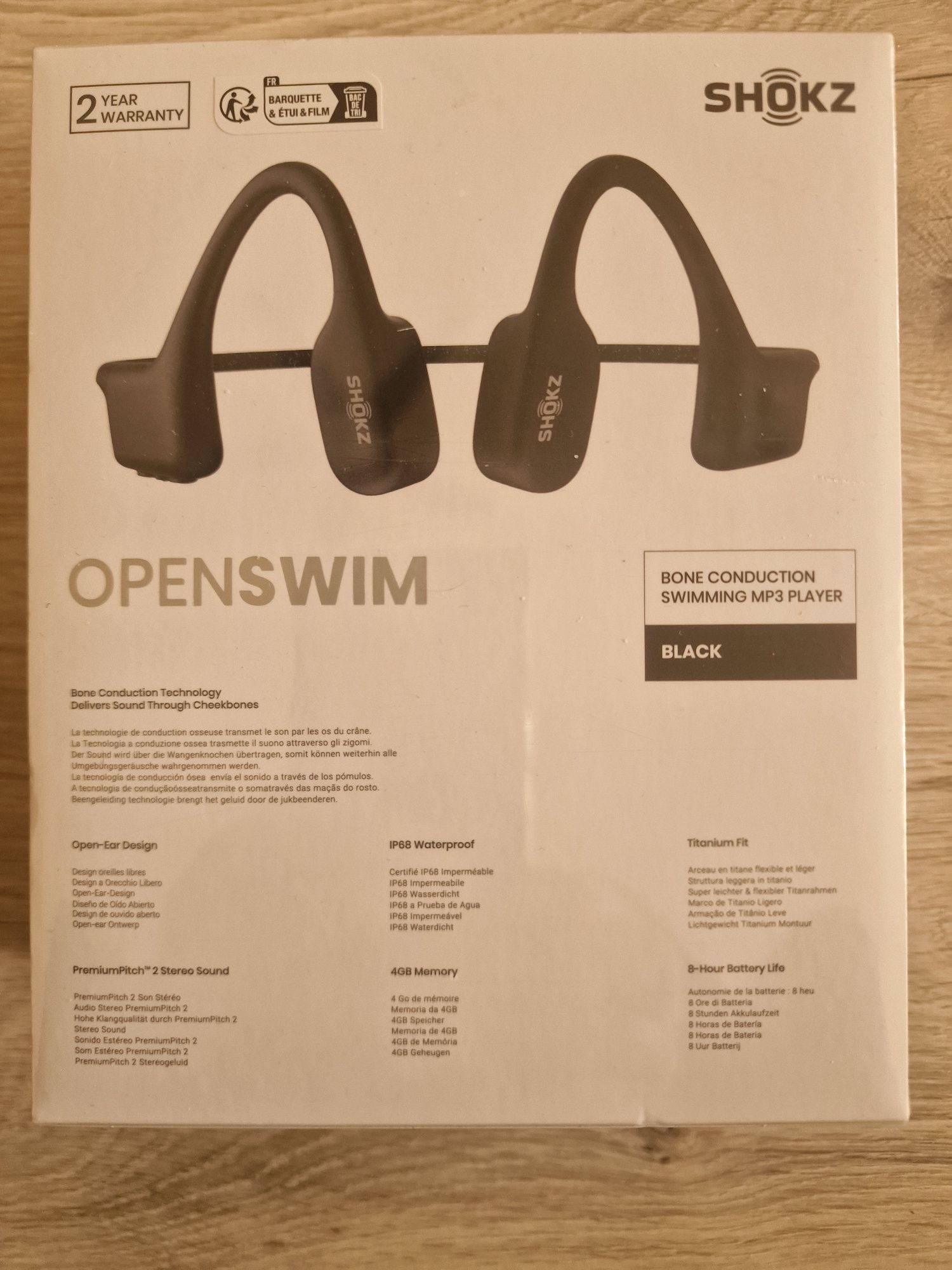 Słuchawki pływackie Aftershokz Openswim