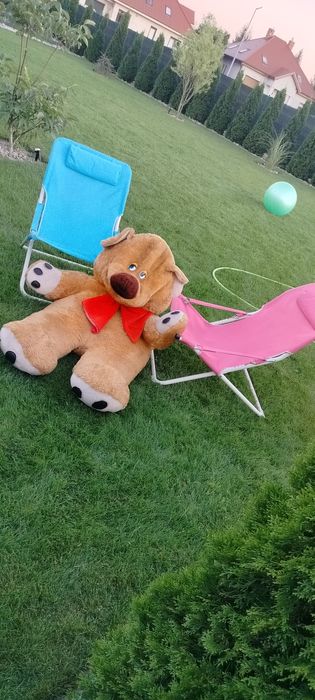 Dwa leżaki krzesła do opalania, cena za 1szt