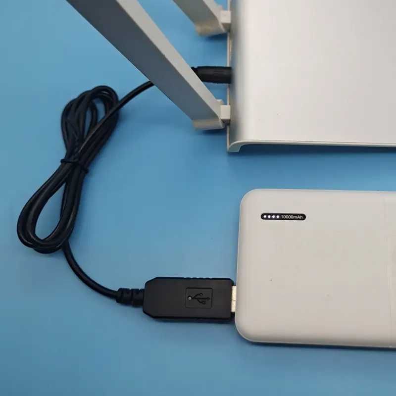 WIFI без света! Шнур зарядки роутера от Павербанка! 9V\12V